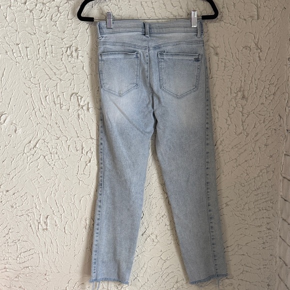 Wit & Wisdom Light Wash Distressed Ankle Jeans - Picture 6 of 8